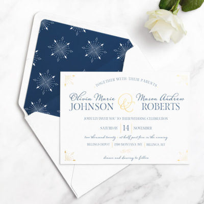 formal wedding invitation sample