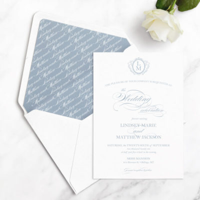 timeless wedding invitation samples