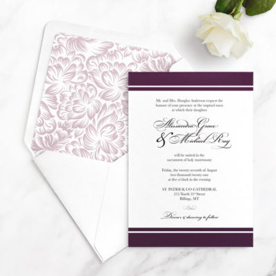 wedding invitation sample
