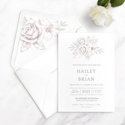 wedding invitations formal sample free