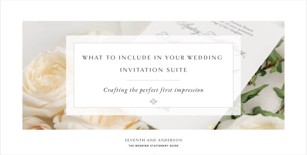 The wedding invitation pieces you need.