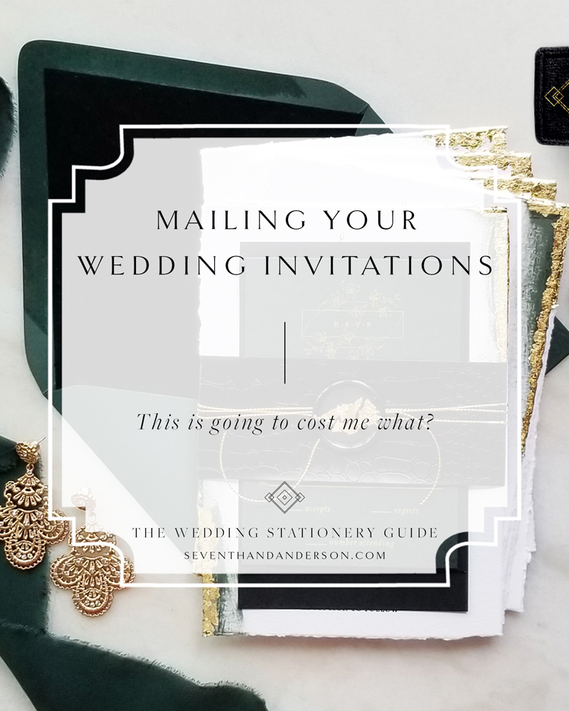 mailing wedding invitations cost