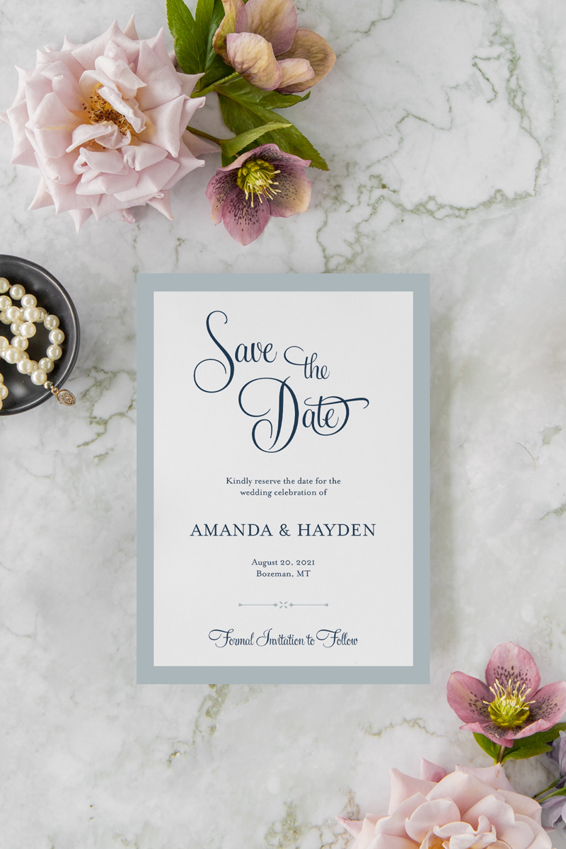 modern save the date cards