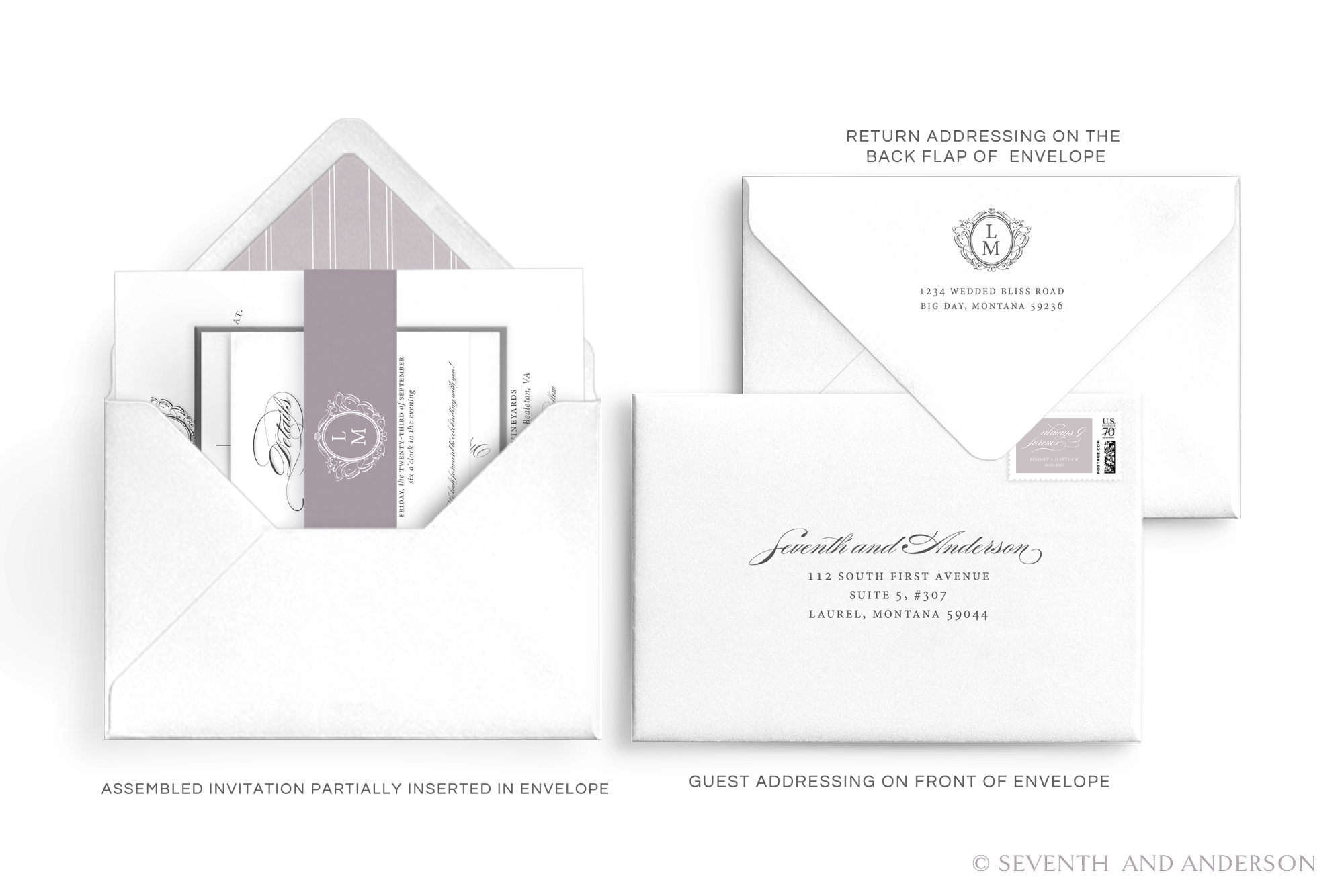 wedding invitation envelope