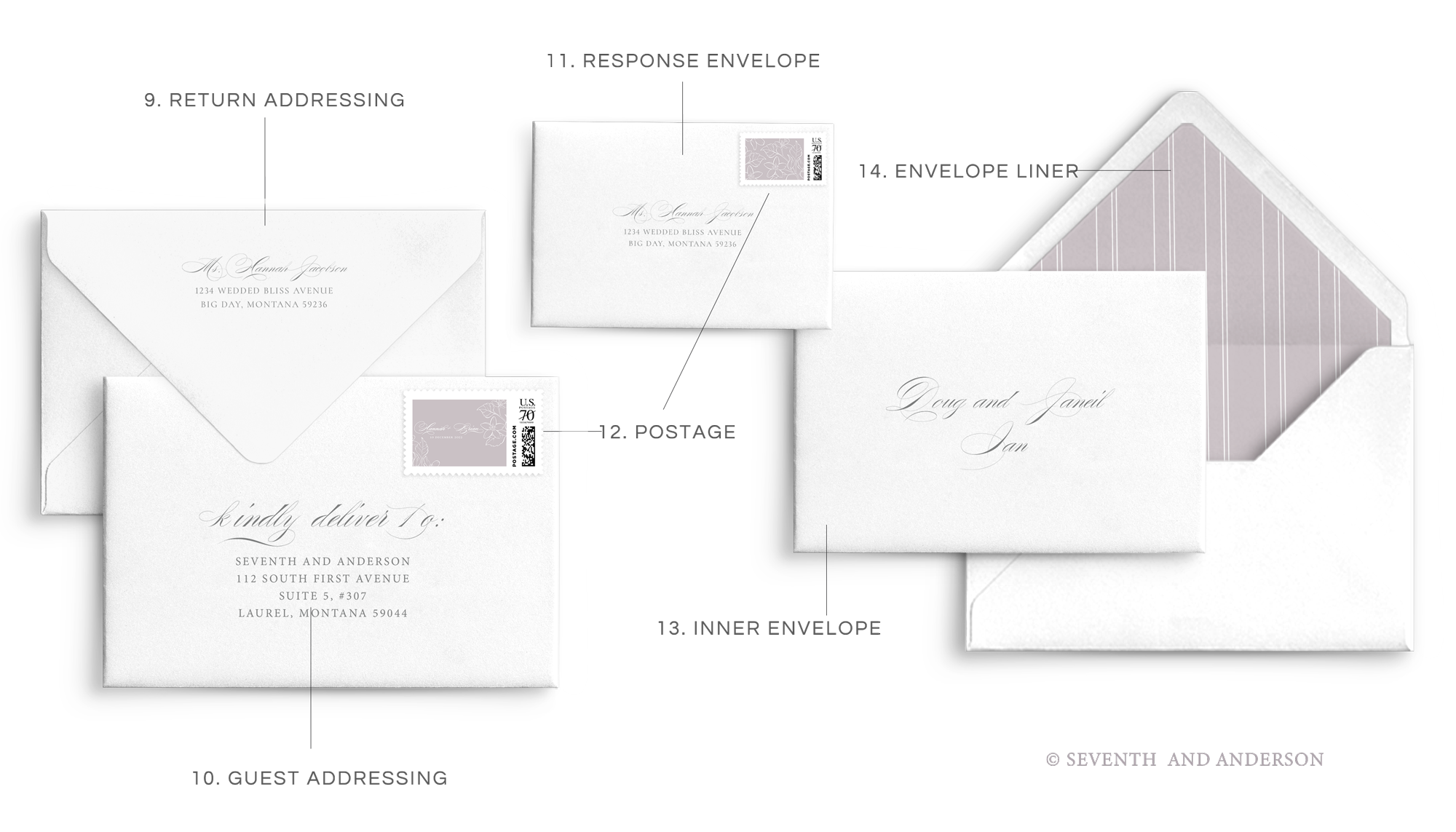 envelopes for wedding invitations