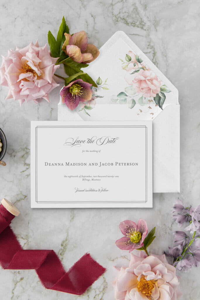 elegant vintage floral blush save the date cards seventhandanderson