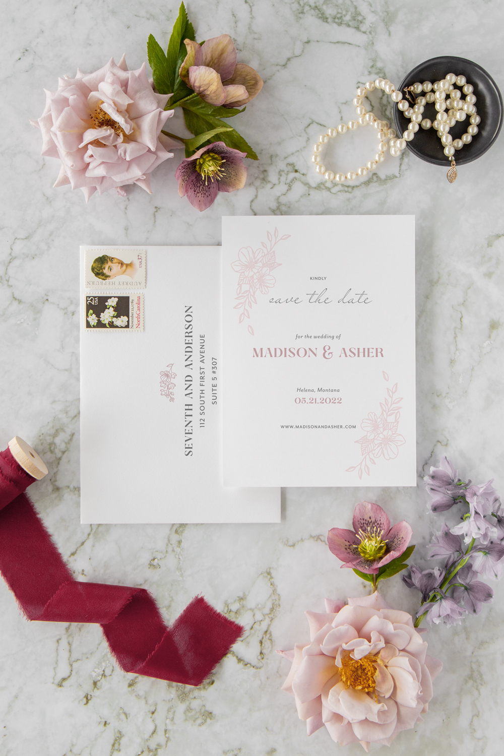 modern-floral-wedding-save-the-date-cards-dusty-pink-seventhandanderson