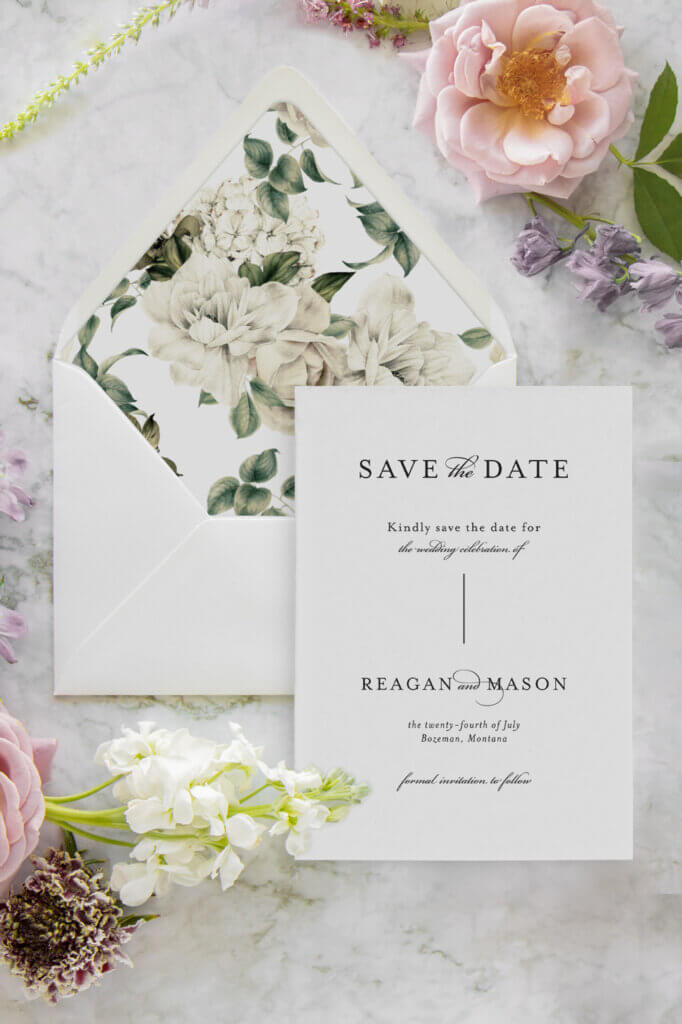 rustic rose floral wine save the date cards seventhandanderson