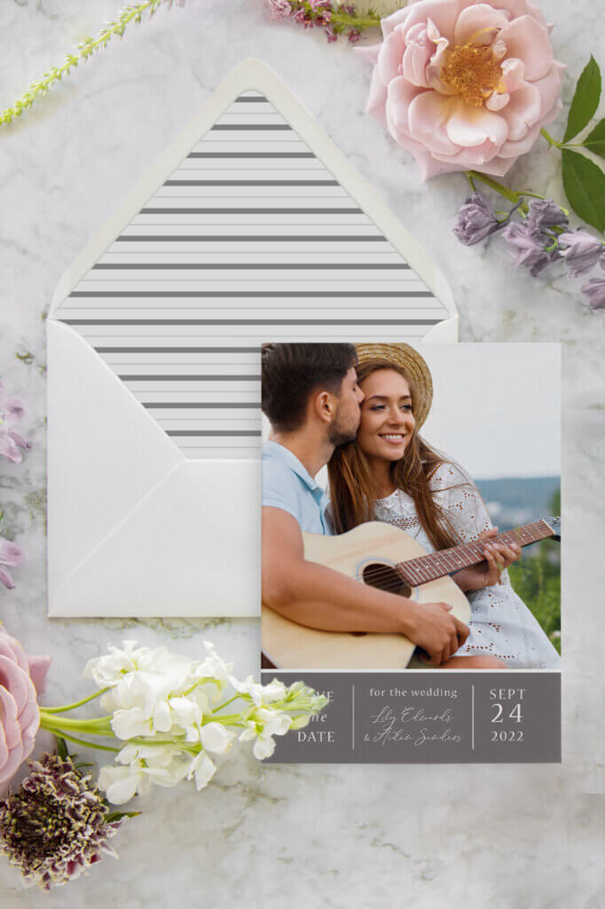save the date boho photo wedding save the date cards seventhandanderson