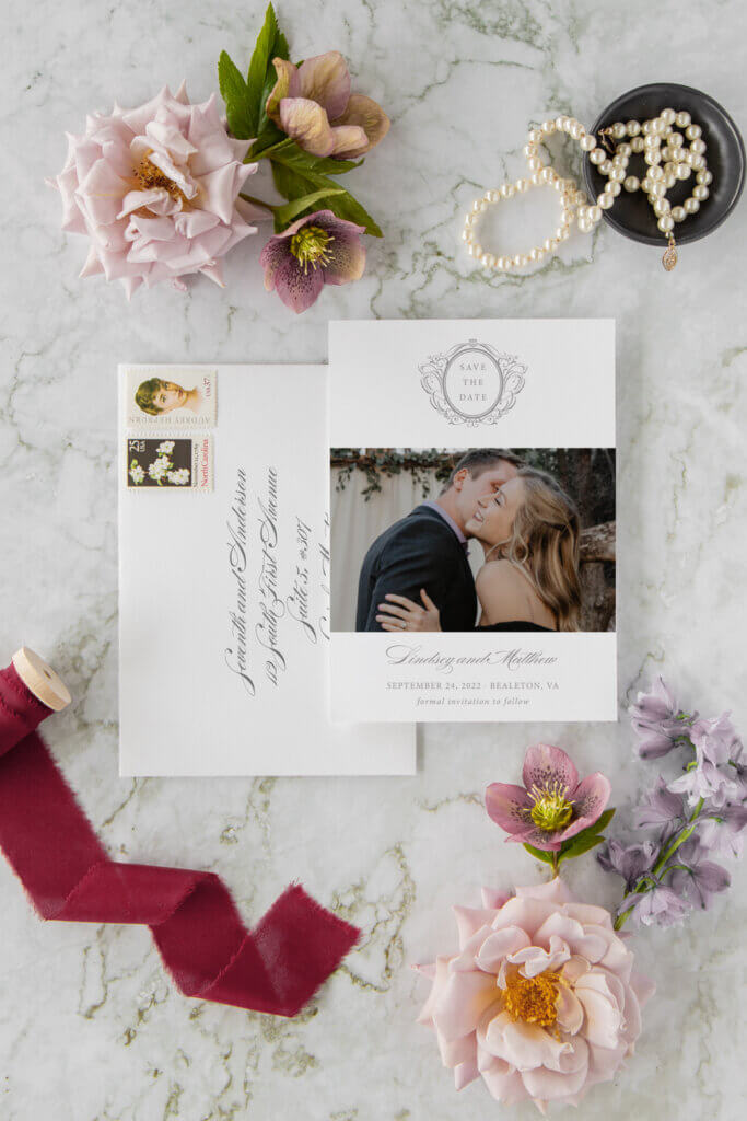 timeless classic photo save the date cards seventhandanderson