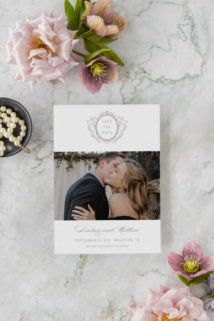 timeless photo save the date cards seventhandanderson